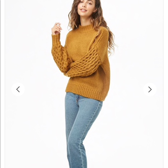 Plush Mock Neck Sweater - Picture 4 of 5